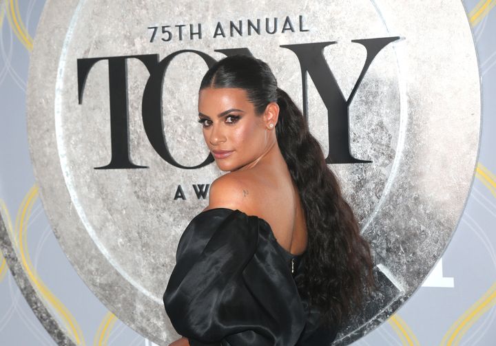 Lea Michele attends 75th Annual Tony Awards.