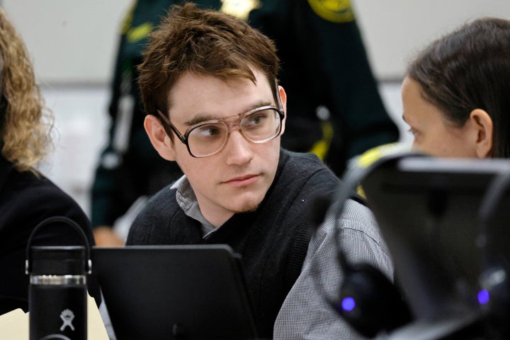 Marjory Stoneman Douglas High School shooter Nikolas Cruz is seen earlier this month during the penalty phase of his trial at the Broward County Courthouse in Fort Lauderdale, Florida.