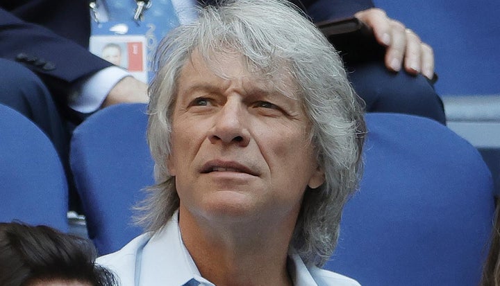 El cantante y músico Bon Jovi en la final del US Open 2022