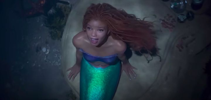 Halle Bailey as seen in the new teaser for The Little Mermaid