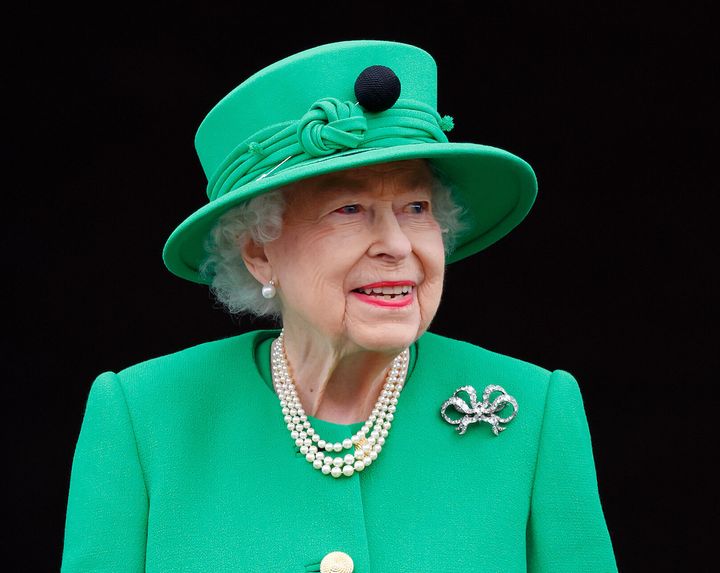The Queen during her Platinum Jubilee celebrations