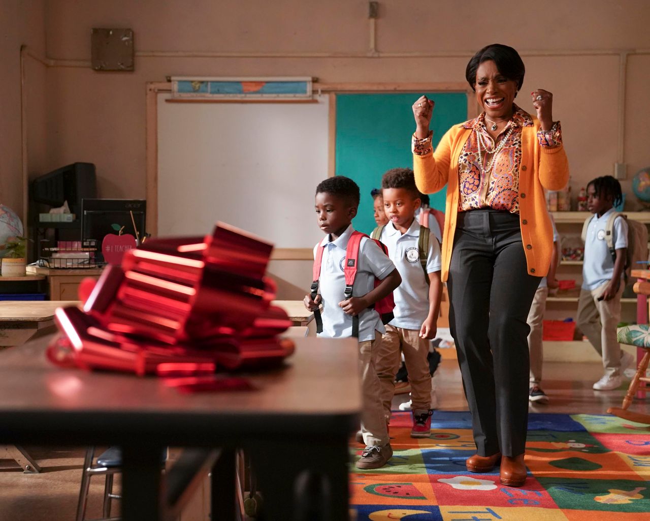 Sheryl Lee Ralph's Barbara Howard is hyped for a new school year on "Abbott Elementary."