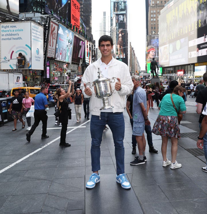 Carlos Alcaraz, en Nueva York.
