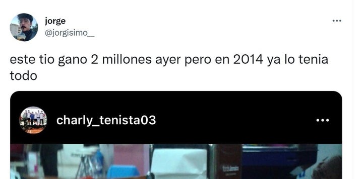 La publicación viral de Carlos Alcaraz.