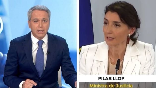 Vicente Vallés y Pilar Llop.