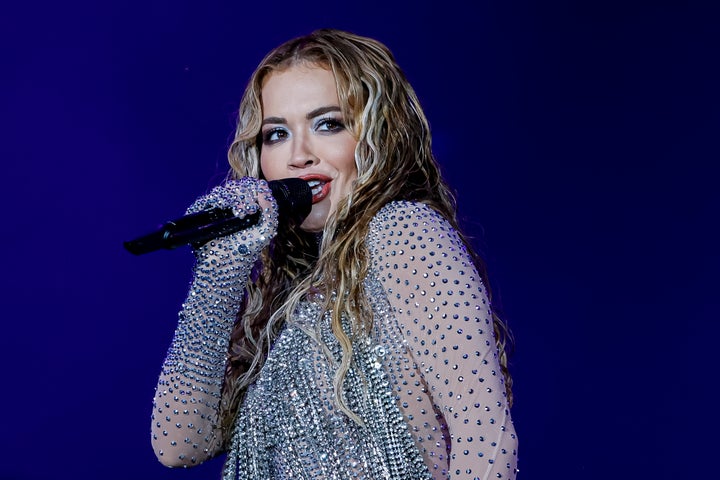 Rita Ora performing at Rock In Rio