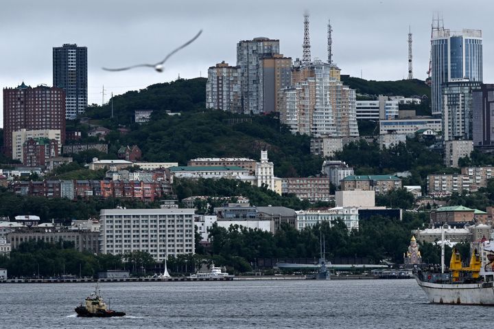 A general view of the city of Vladivostok on Sept. 5, 2022.