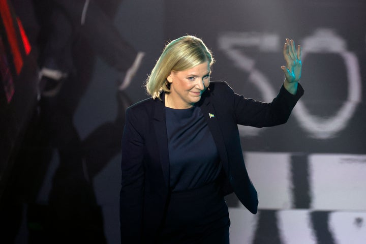 Andersson, en un debate electoral
