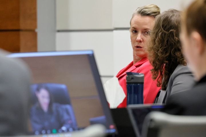 Assistant Public Defenders Melisa McNeill, left, and Tamara Curtis speak after Judge Elizabeth Scherer called McNeill "unprofessional."