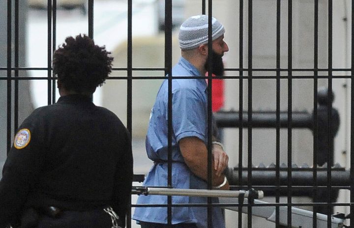 Adnan Syed enters a courthouse prior to a hearing on Feb. 3, 2016, in Baltimore.