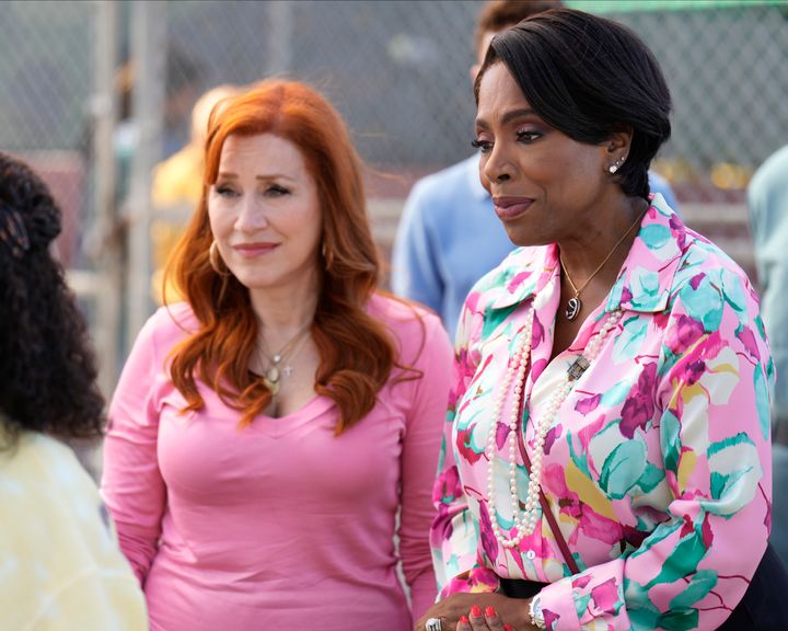 Lisa Ann Walter and Sheryl Lee Ralph in a scene from the Season 2 premiere of "Abbott Elementary."