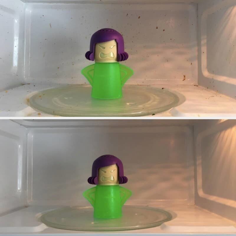 The Angry Mama Microwave Cleaner Makes Polishing Your Microwave