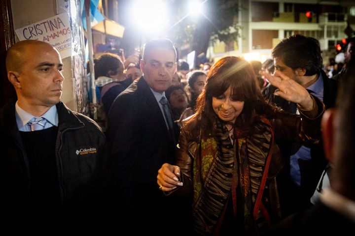 Cristina Fernández la noche del ataque