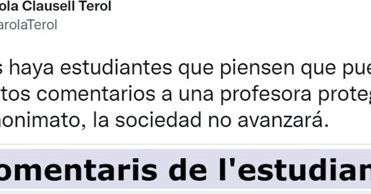 El lamentable comentario que ha recibido una profesora de parte de un alumno - Vimarsana News