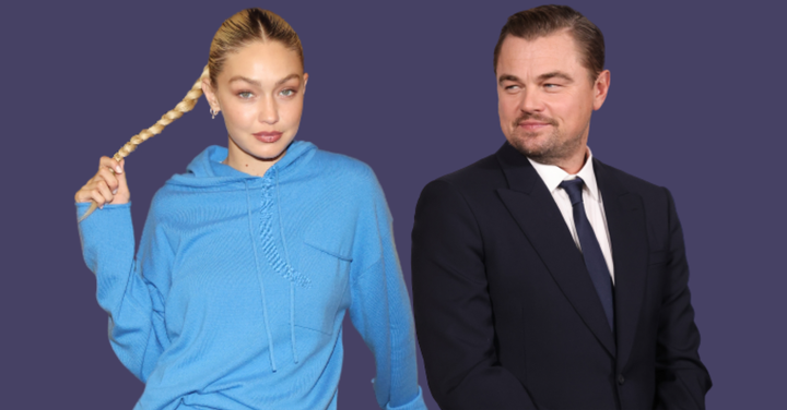 La modelo Gigi Hadid y el actor Leonardo DiCaprio.