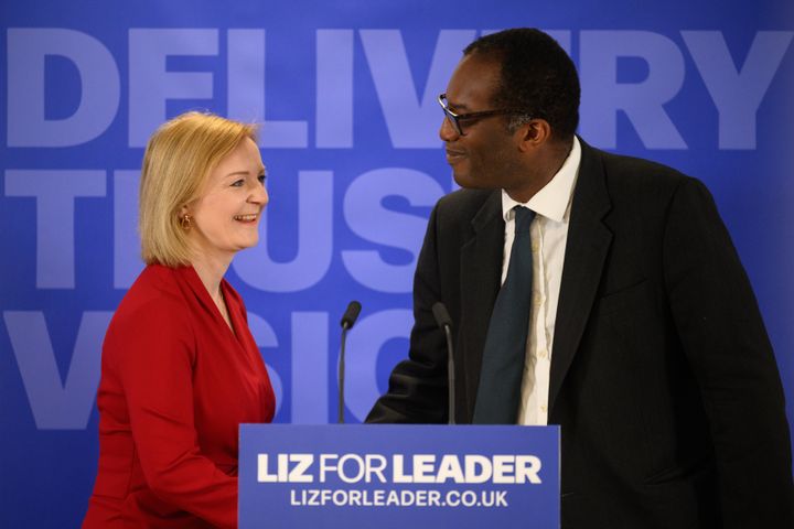 Kwasi Kwarteng was a key supporter of Liz Truss's Tory leadership bid.