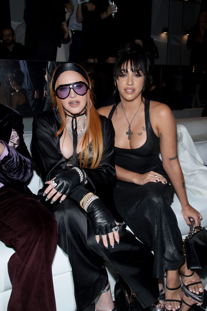 Madonna and Lourdes Leon at the Tom Ford show earlier this week