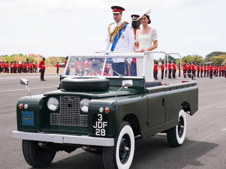 Willian y Kate, el pasado marzo, durante su visita a Kingston, Jamaica, con aires de años 50.