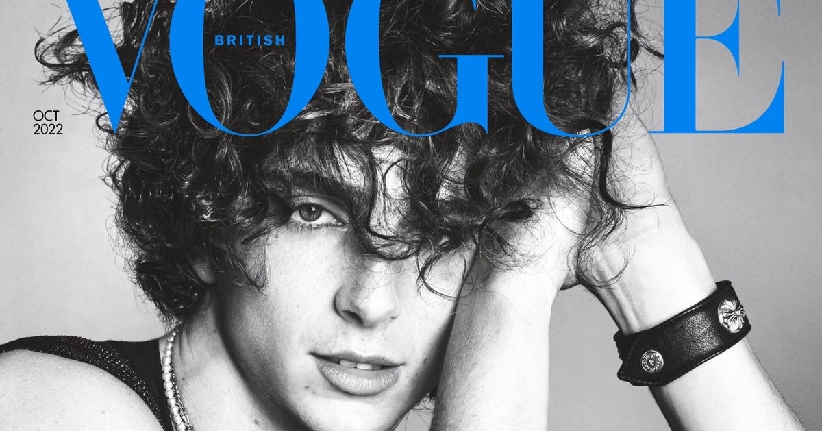 Timothée Chalamet Becomes The First Man To Cover British Vogue Solo In ...