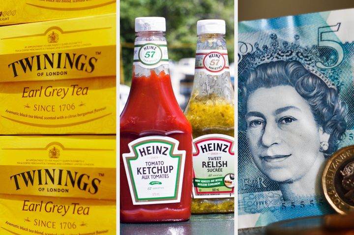 Twinings and Heinz are just two of hundreds of brands who will have to change their branding after the Queen's death