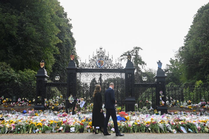 The Prince and Princess of Wales are visiting Sandringham to view tributes to Queen Elizabeth II, who died at Balmoral Castle on Sept. 8.