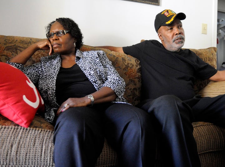 Sarah Collins Rudolph and her husband, George Rudolph, talk in their home on Nov. 16, 2016, in Birmingham, Ala.