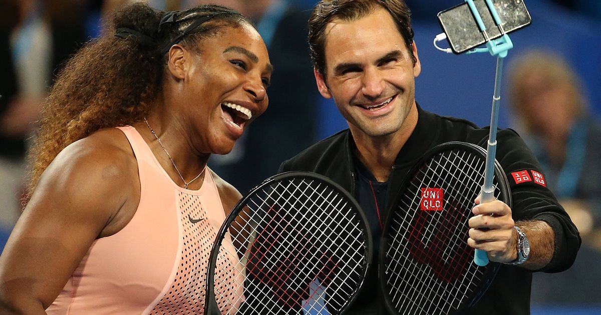 Serena Williams Welcomes Roger Federer To A Club Without Tennis