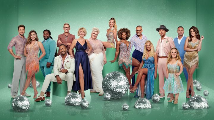 Jayde alongside the rest of this year's Strictly cast