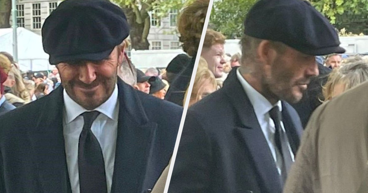 David Beckham Spotted Queuing 'For Hours' To View Queen Lying In State