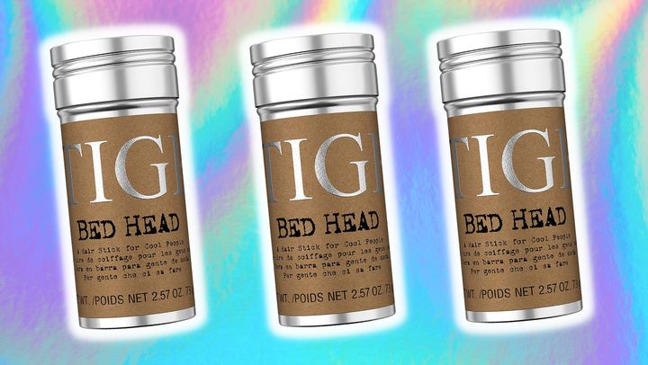 The <a href="https://www.amazon.com/Tigi-Head-Hair-Stick-Ounce/dp/B000141L58?tag=kristenadaway-20&ascsubtag=63237f01e4b046aa023d4ca1%2C-1%2C-1%2Cd%2C0%2C0%2Chp-fil-am%3D0%2C0%3A0%2C0%2C0%2C0" target="_blank" role="link" data-amazon-link="true" rel="sponsored" class=" js-entry-link cet-external-link" data-vars-item-name="Tigi Bed Head hair stick" data-vars-item-type="text" data-vars-unit-name="63237f01e4b046aa023d4ca1" data-vars-unit-type="buzz_body" data-vars-target-content-id="https://www.amazon.com/Tigi-Head-Hair-Stick-Ounce/dp/B000141L58?tag=kristenadaway-20&ascsubtag=63237f01e4b046aa023d4ca1%2C-1%2C-1%2Cd%2C0%2C0%2Chp-fil-am%3D0%2C0%3A0%2C0%2C0%2C0" data-vars-target-content-type="url" data-vars-type="web_external_link" data-vars-subunit-name="article_body" data-vars-subunit-type="component" data-vars-position-in-subunit="0">Tigi Bed Head hair stick</a> works great for taming flyaways and slicking down hair.