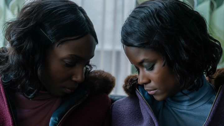 (From left) Tamara Lawrance and Letitia Wright star as Jennifer and June Gibbons in "The Silent Twins" film in theaters Sept. 16. 