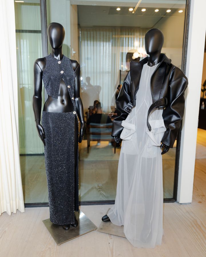 Ghanaian designer Kwame Adusei showcased his latest collection at the Black in Fashion Council's Discovery Showroom for the spring-summer 2023 season.