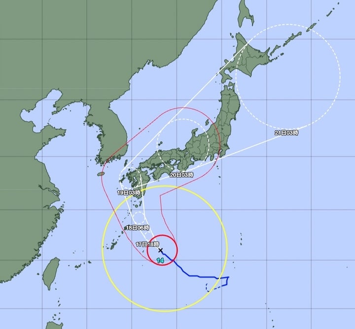 気象庁の公式サイトより