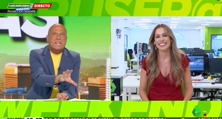 Alfonso Arús, este sábado, en el estreno de ‘Aruser@s Weekend’.