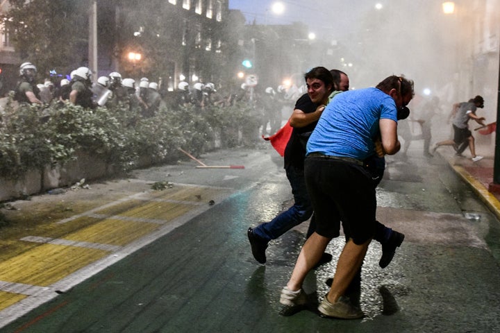 ΣΥΓΚΕΝΤΡΩΣΗ ΦΟΙΤΗΤΙΚΩΝ ΣΥΛΛΟΓΩΝ ΕΝΑΝΤΙΑ ΣΤΗΝ ΑΣΤΥΝΟΜΙΚΗ ΒΙΑ ΚΑΙ ΣΤΑ ΓΕΓΟΝΟΤΑ ΤΗΣ ΘΕΣΣΑΛΟΝΙΚΗΣ. Σάββατο 17 Σεπτεμβρίου 2022 (ΤΑΤΙΑΝΑ ΜΠΟΛΑΡΗ / EUROKINISSI)