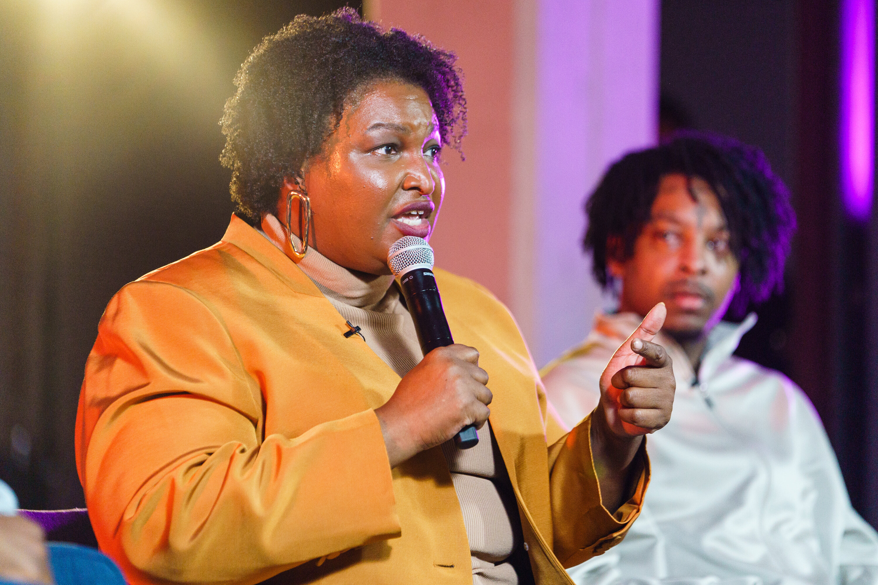 Stacey Abrams Makes Big Push For Early In-Person Voter Turnout Amid New ...