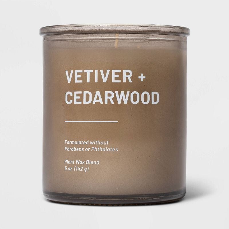 Project 62 vetiver and cedarwood candle