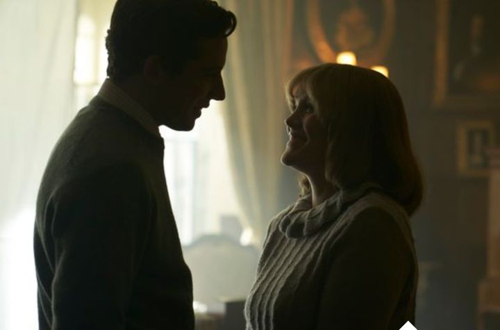 Josh O'Connor as the Prince of Wales and Emerald Fennell as Camilla Shand, appearing in the third season of The Crown.