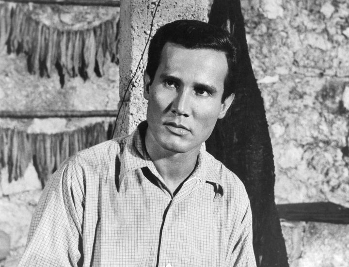 Henry Silva on set of the movie "The Secret Invasion" in 1964. 