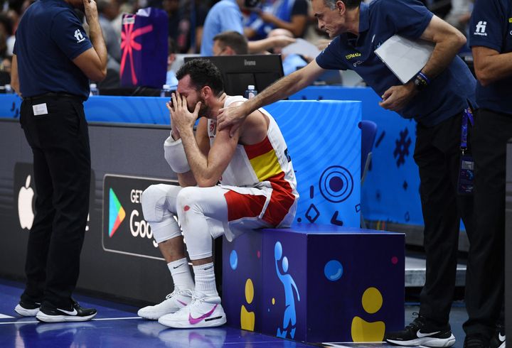 Rudy Fernandez en los cuartos de final del Eurobasket