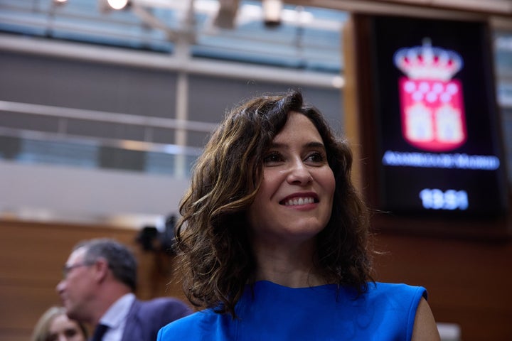 Isabel Díaz Ayuso, presidenta de la Comunidad de Madrid.