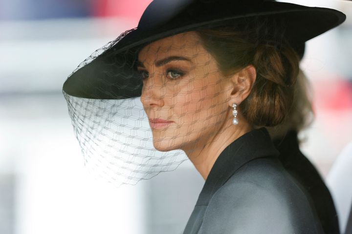 Another look at the earrings worn by the Princess of Wales.