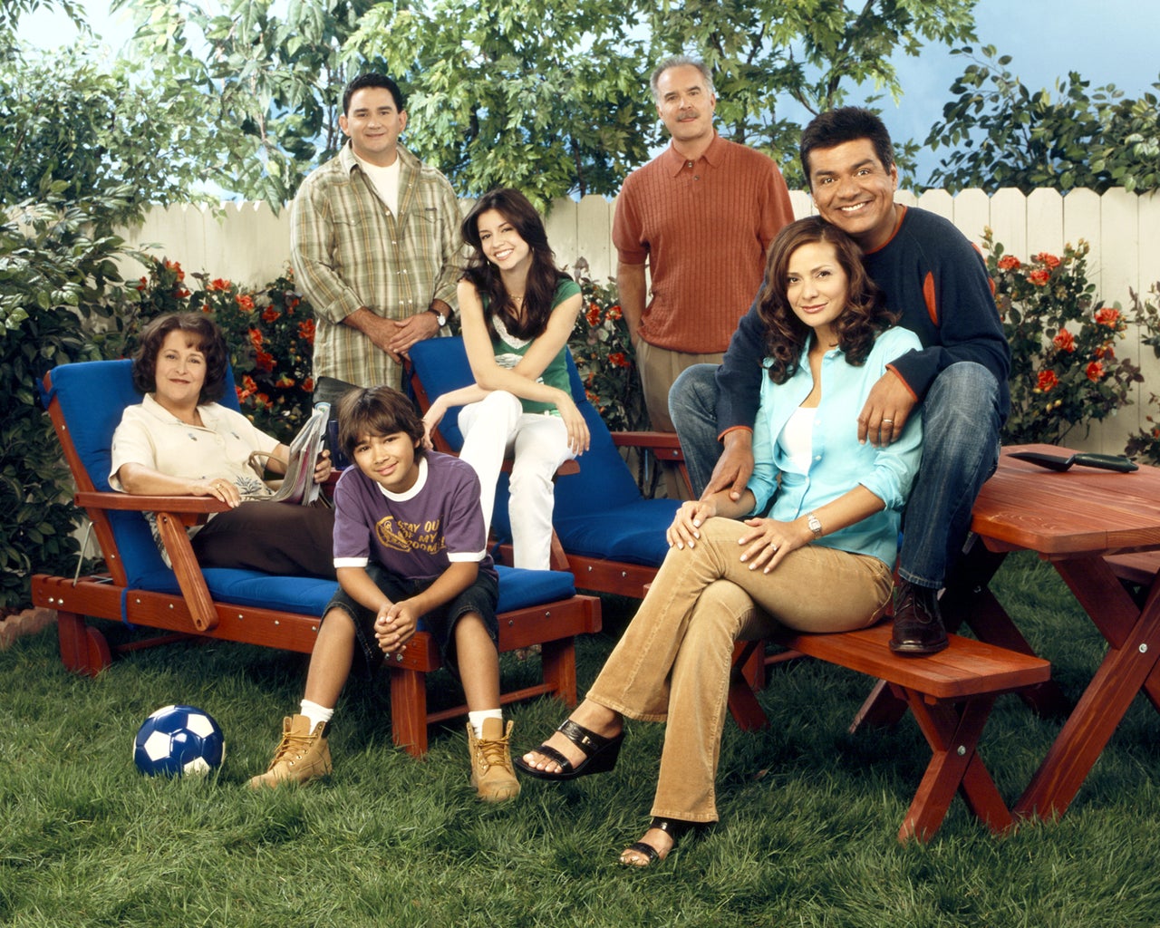 A promotional image from "George Lopez" on ABC.