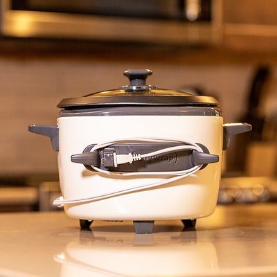 Dollhouse Miniature Crockpot Slow Cooker with Stew with Removable