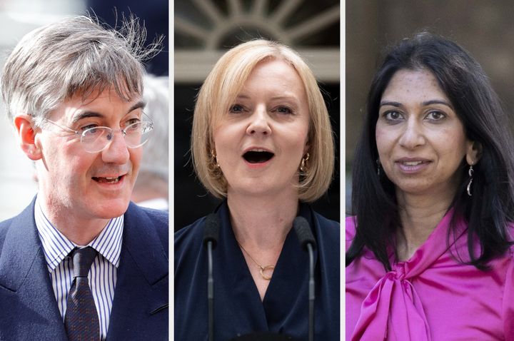Jacob Rees-Mogg and Suella Braverman are both in Liz Truss' cabinet
