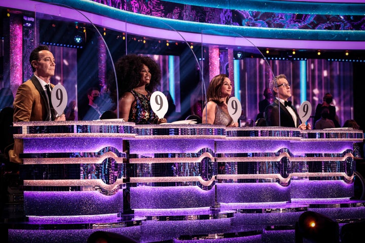 The Strictly Come Dancing judging panel