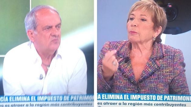Javier Aroca y Celia Villalobos.