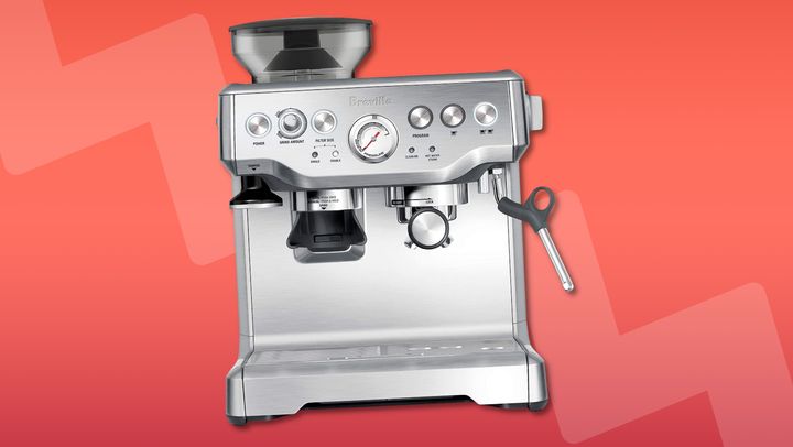 The Breville Barista Express espresso machine would make an impressive gift for the coffee-lover in your life. 