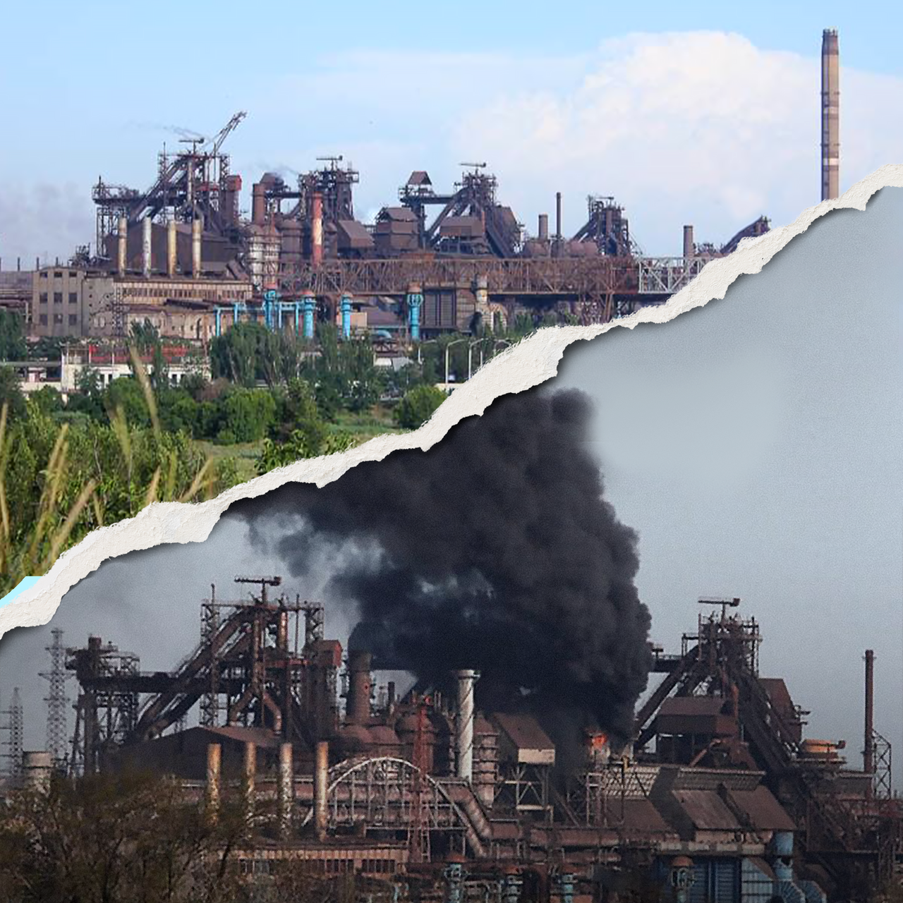 The Azovstal plant in Mariupol was one of the biggest producers of iron and steel in Europe with more than 10,000 workers. In 2022, the Azovstal shelters were a refuge for over 1,000 civilians, mostly women and children. The Russian forces stormed and bombarded the enterprise for weeks. Eventually, civilians and the injured were successfully evacuated.