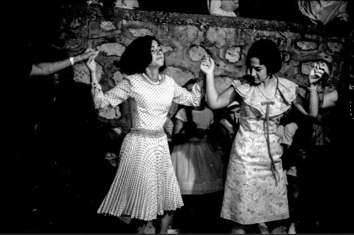 Το Πανηγύρι του Δεκαπενταύγουστου της Κάσο στην αυλή της Πέρα Παναγιάς (1965).